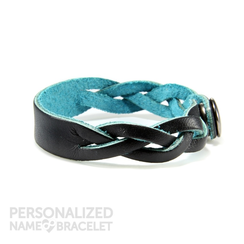 black-blue-id-side-personalized-bracelet