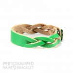 Green ID Personalized Bracelet Side